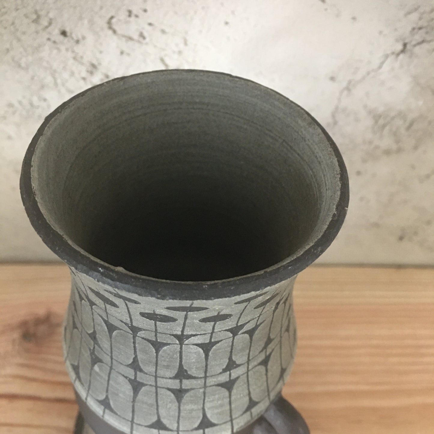 Ulla Winblad ensemble vase et coupole en grès "Alingsås Keramik" circa 60