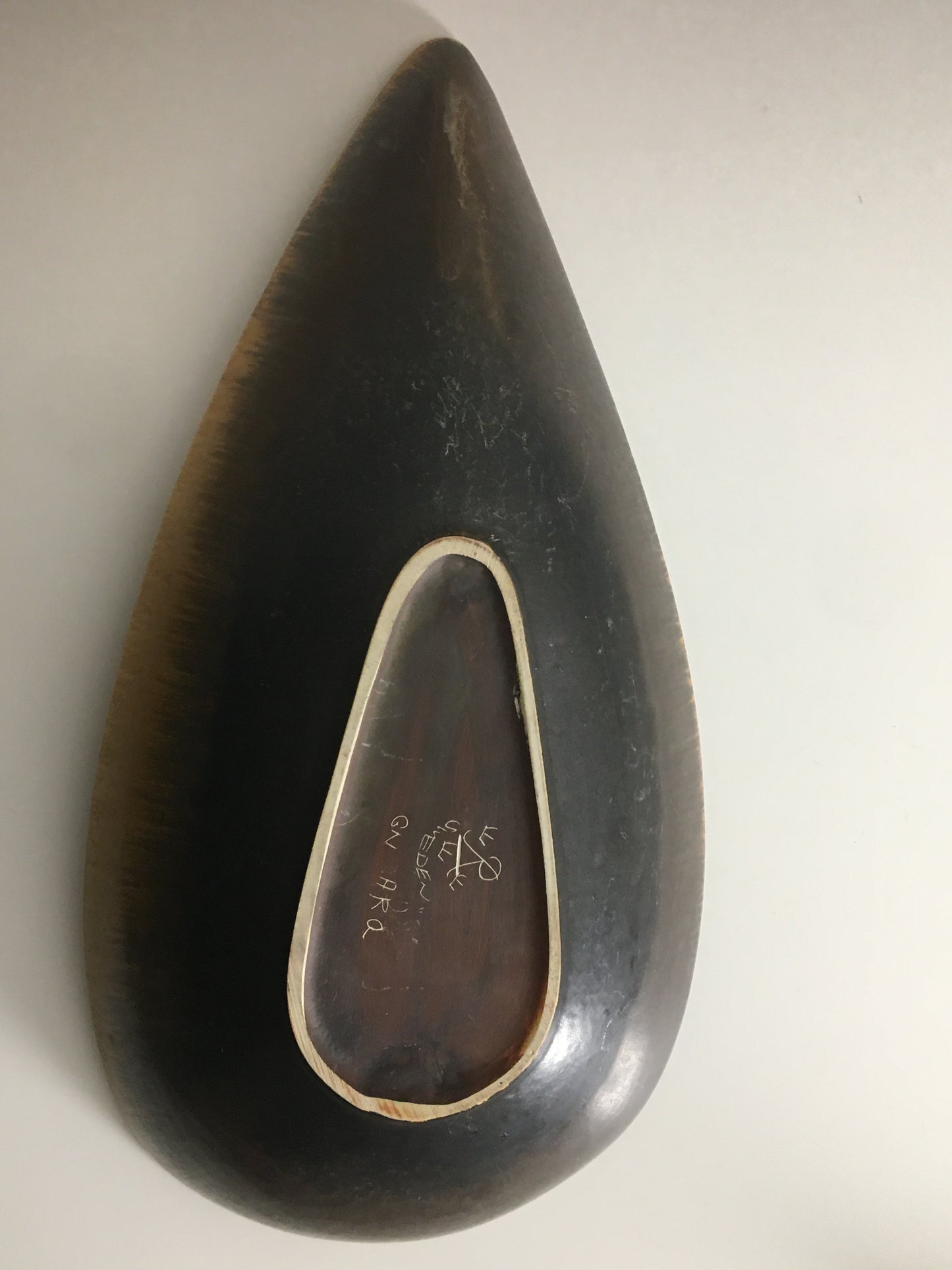 GUNNAR NYLUND. Grand Plat , grès, Rörstrand. Suède circa 50