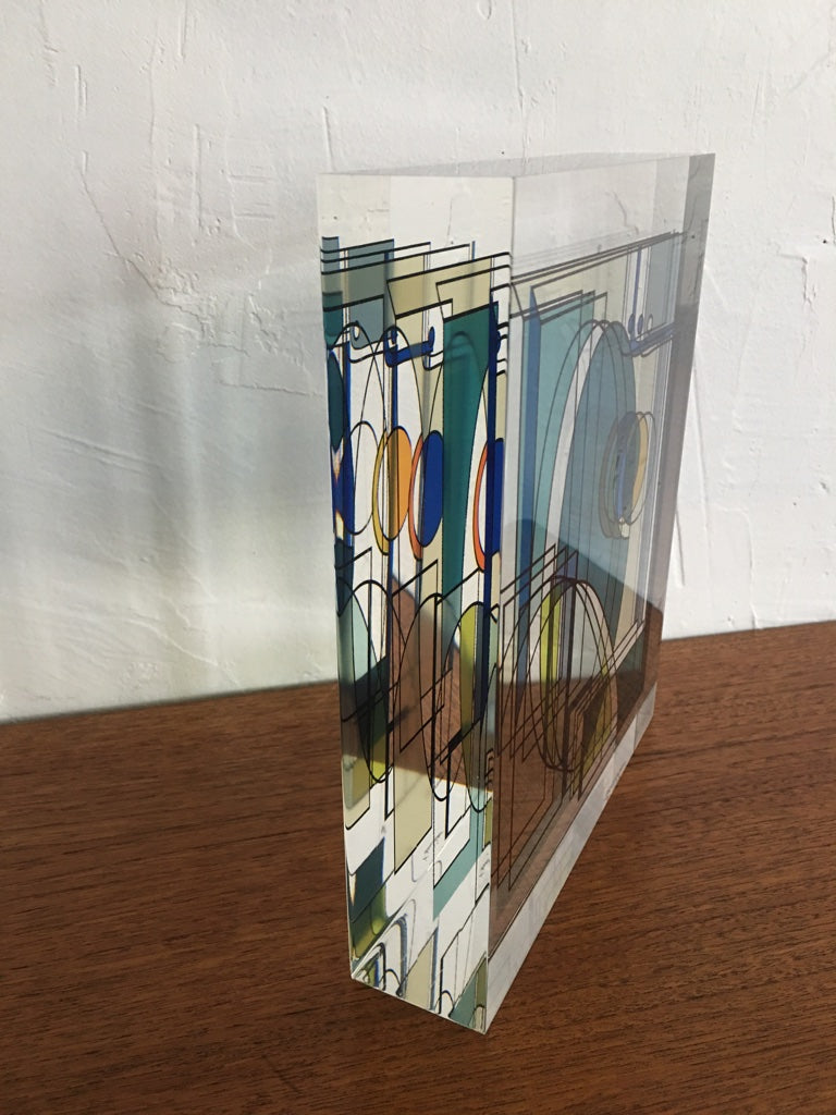 Sculpture "Optique vision_ "BLEU" Tatiana Lebedev