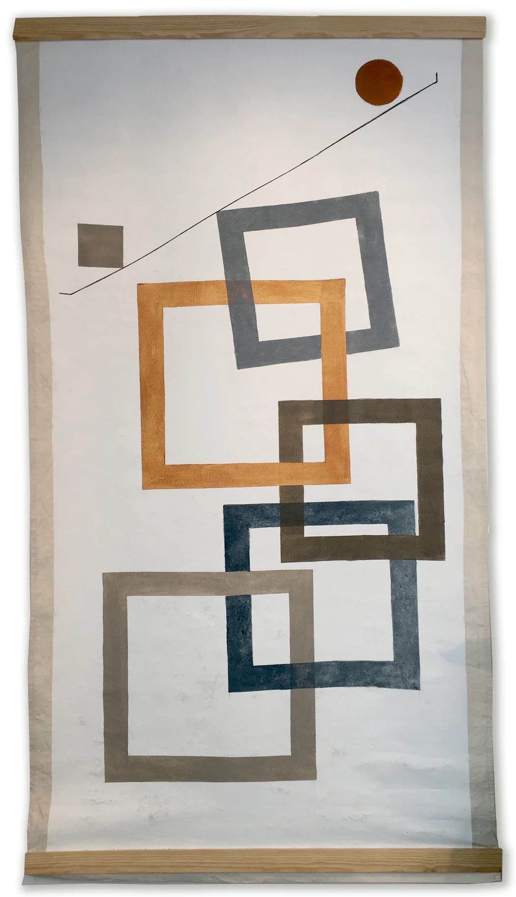 EQUILIBRE_02 peinture sut toile enduit