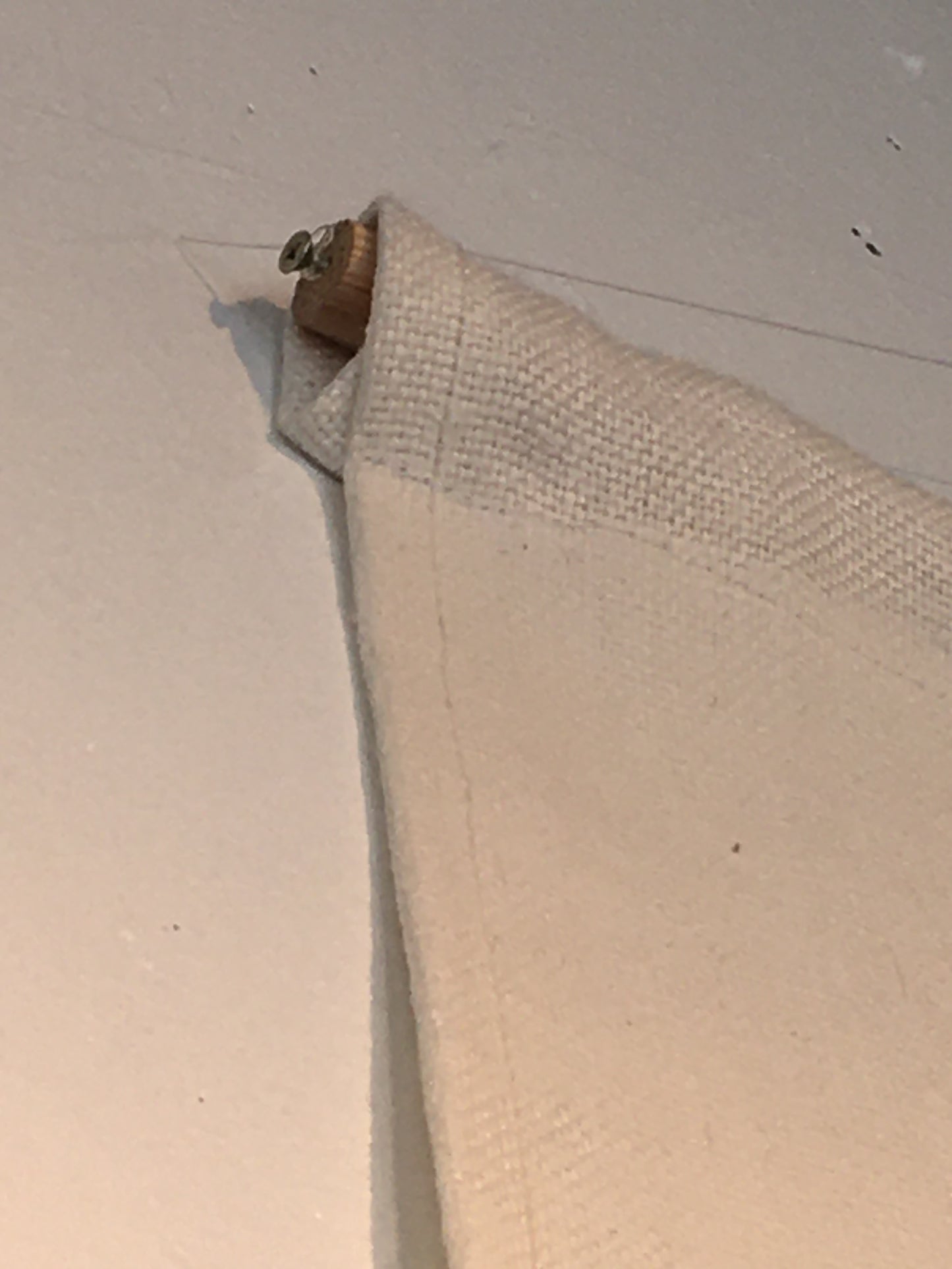 LE SECRET_01 peinture sur toile de lin. 220x67cm et 150x67cm