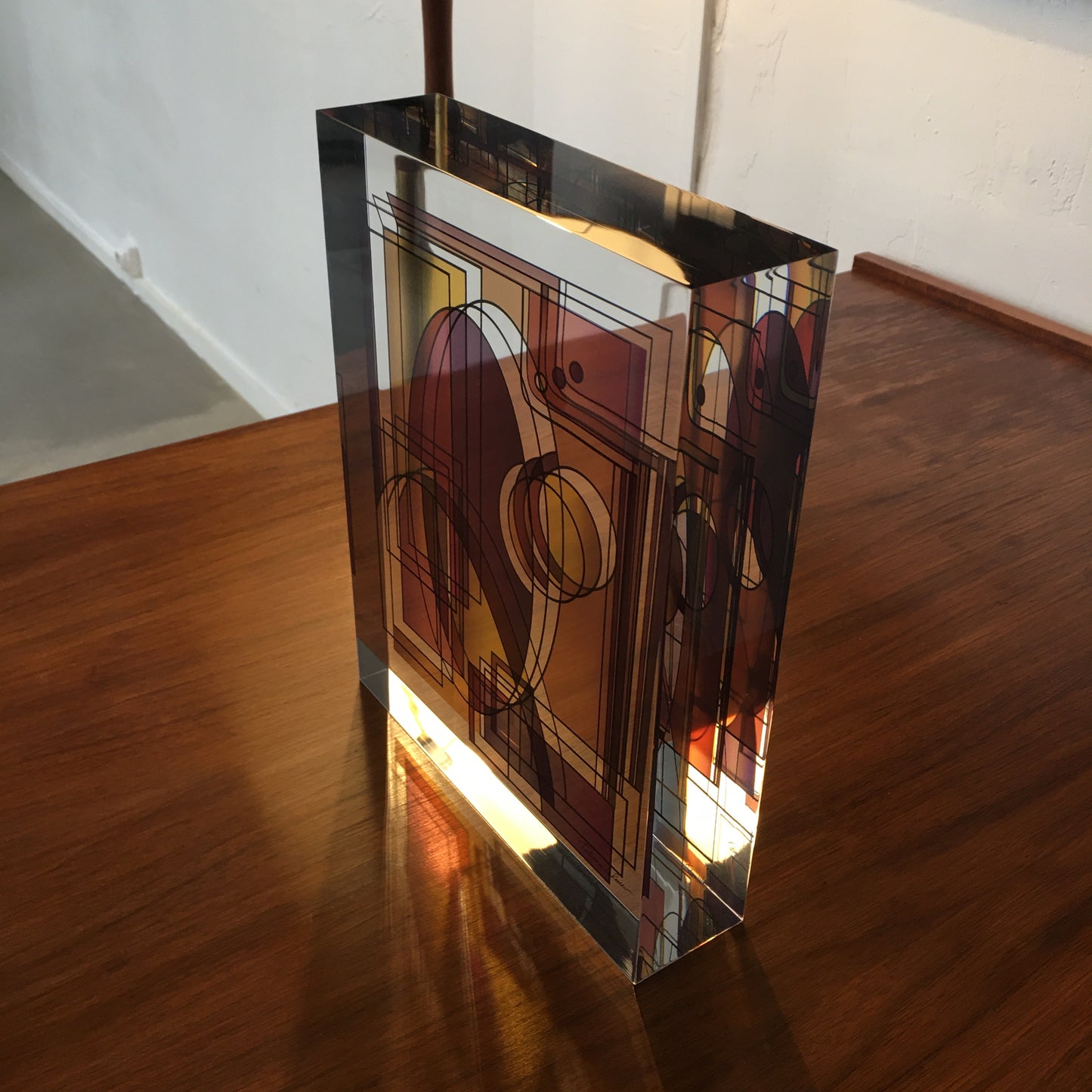 Sculpture "Optique vision"_ "ROUGE" Tatiana Lebedev