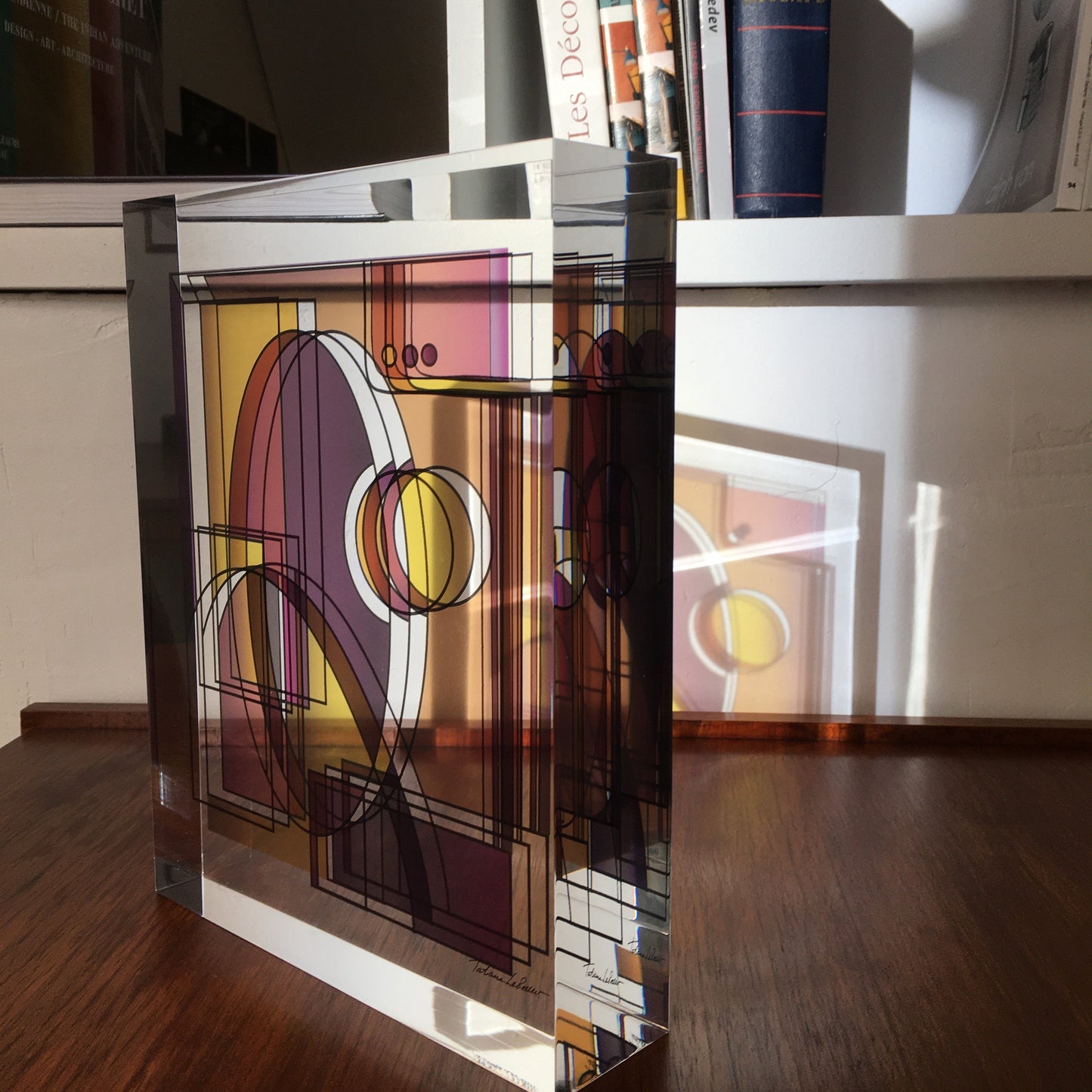 Sculpture "Optique vision"_ "ROUGE" Tatiana Lebedev