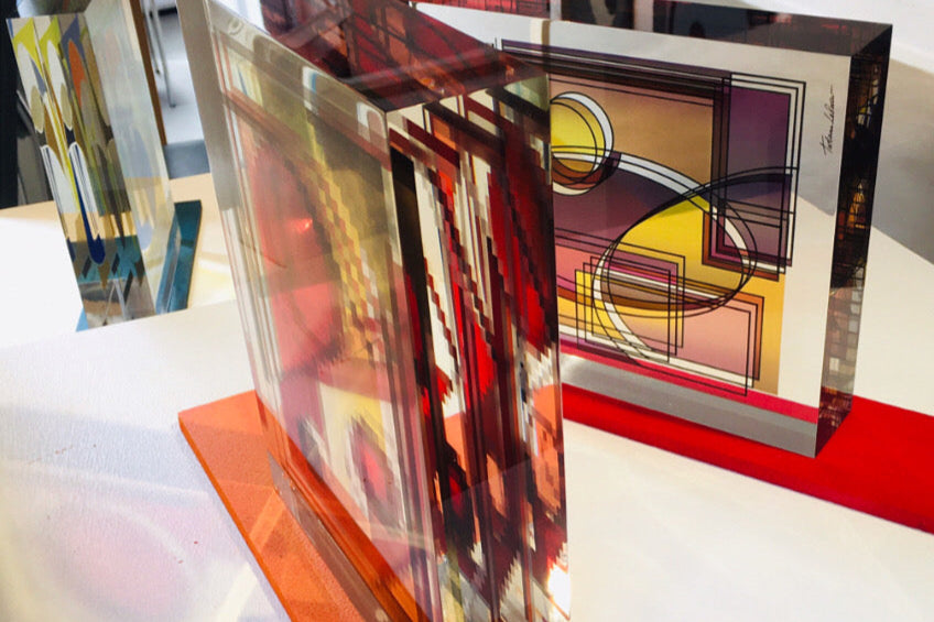 Sculpture "Optique vision" "PIXELS" Tatiana Lebedev