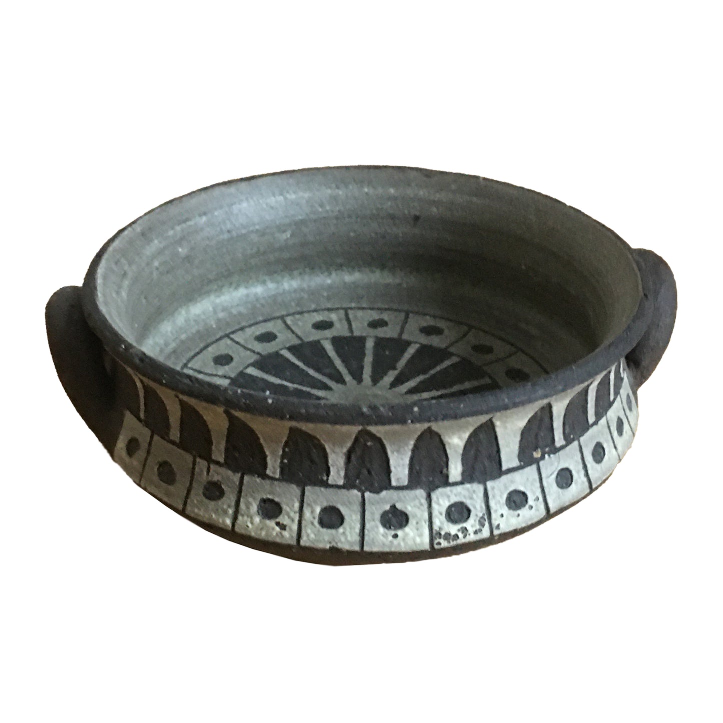 Ulla Winblad , Plat Miniature en grès émaillé, "Alingsås Keramik" circa 60
