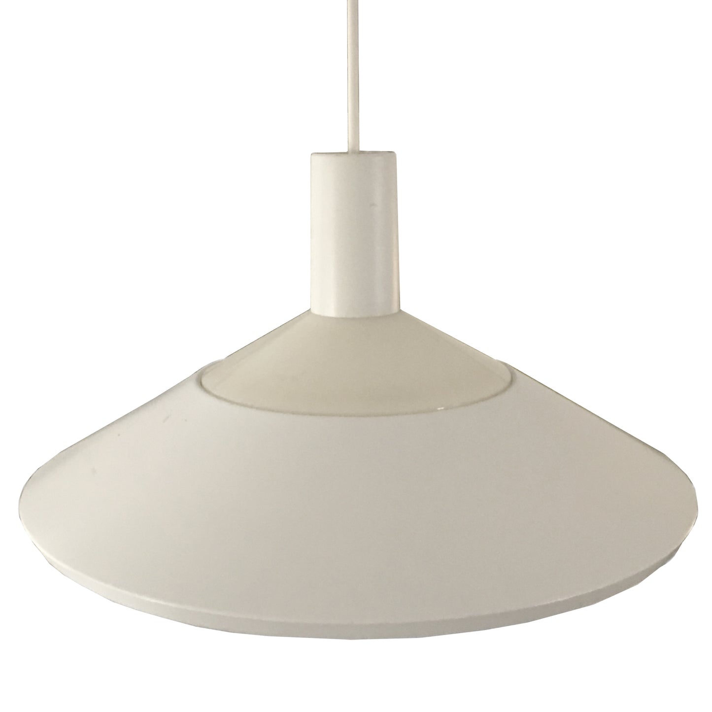 Suspension Klassependel Blanc , par Louis Poulsen, Danemark 1965