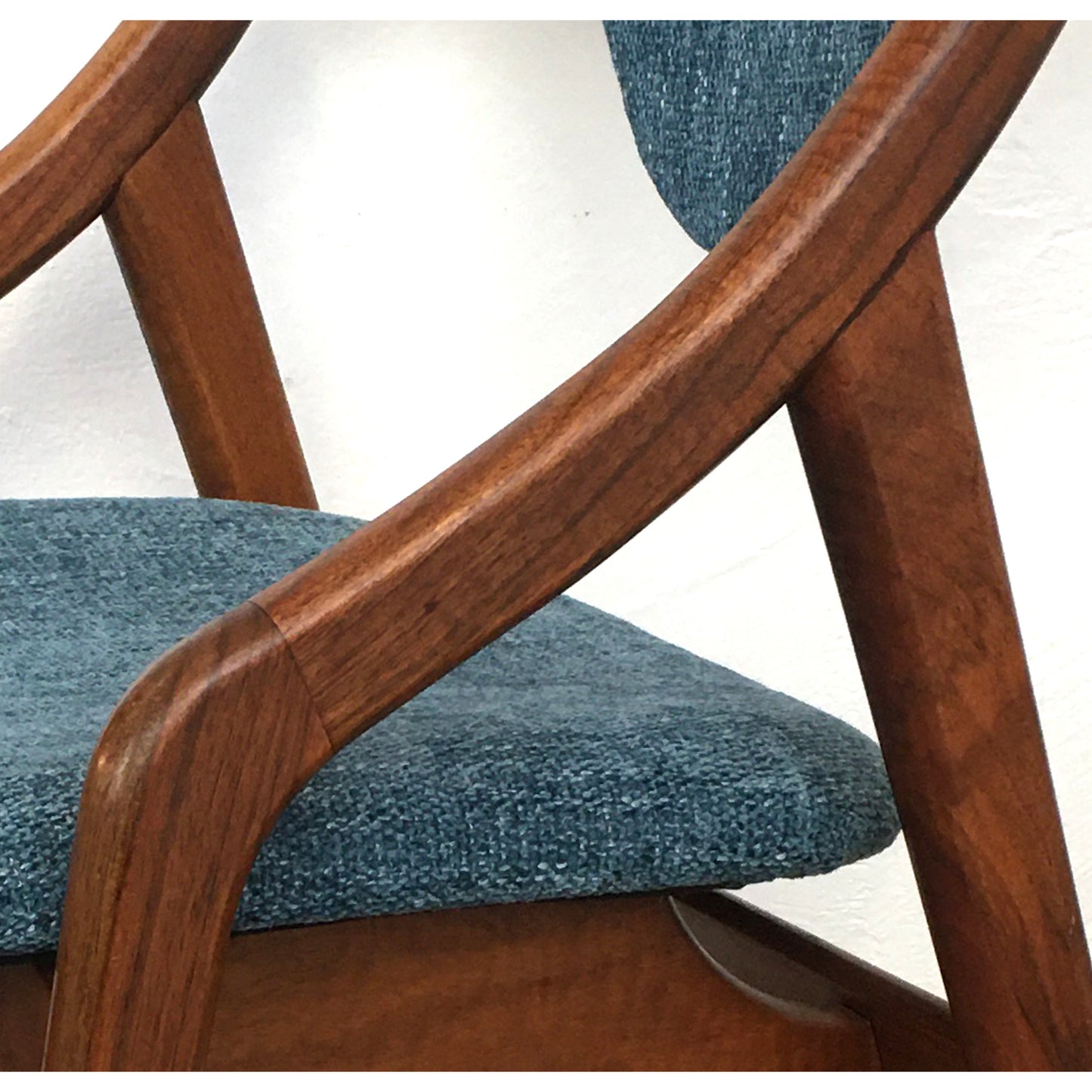 Fauteuil de bureau en teck danois 60's
