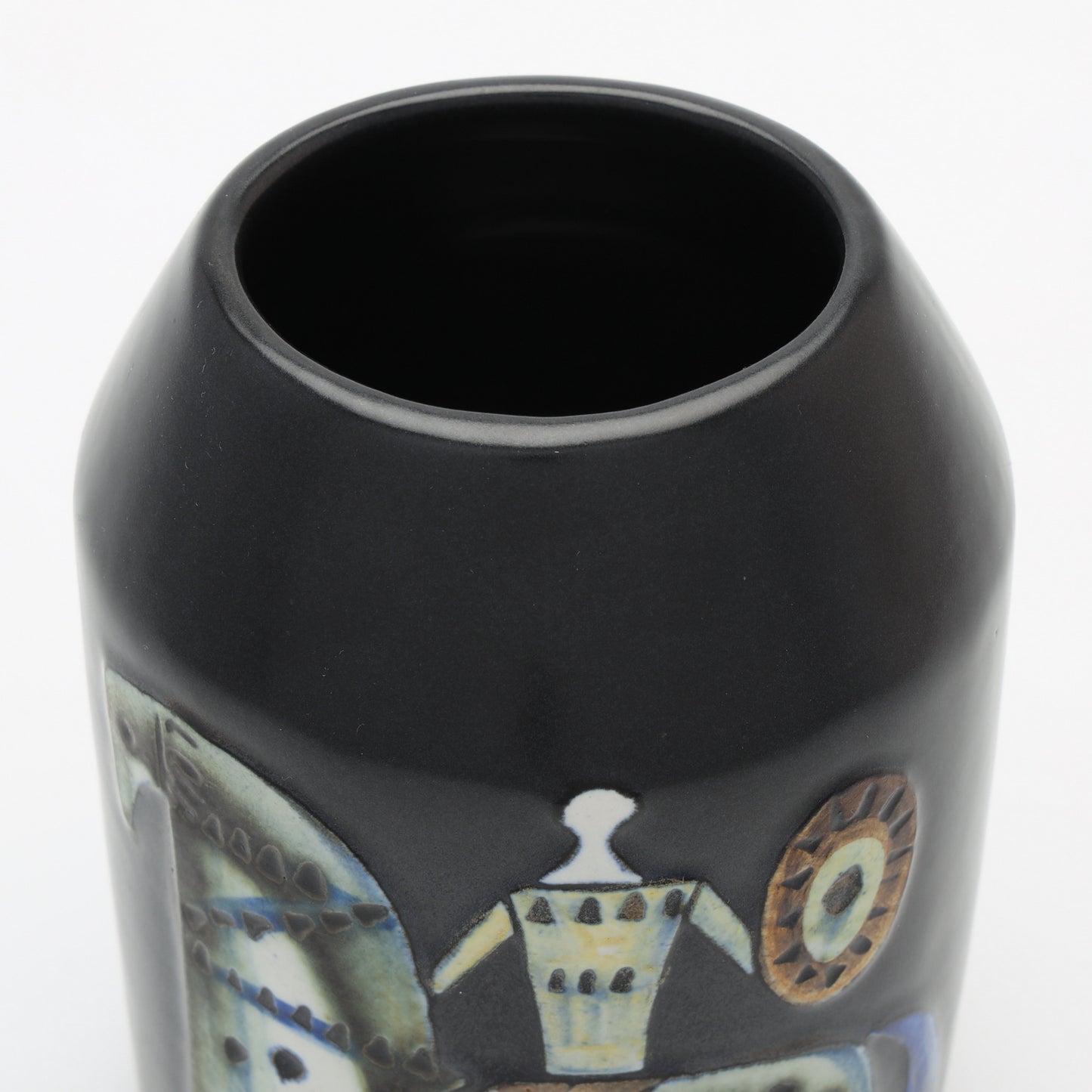 Vase décoratif en grès émaille, "Varite", Lisa Larson, Gustavsberg. 60's