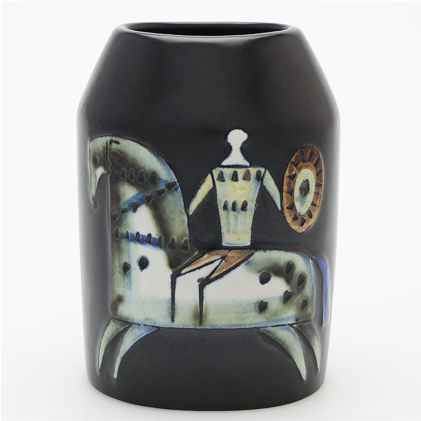 Vase décoratif en grès émaille, "Varite", Lisa Larson, Gustavsberg. 60's