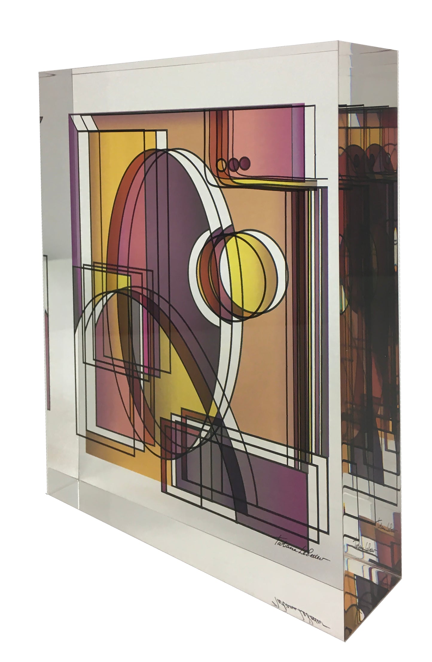 Sculpture "Optique vision"_ "ROUGE" Tatiana Lebedev