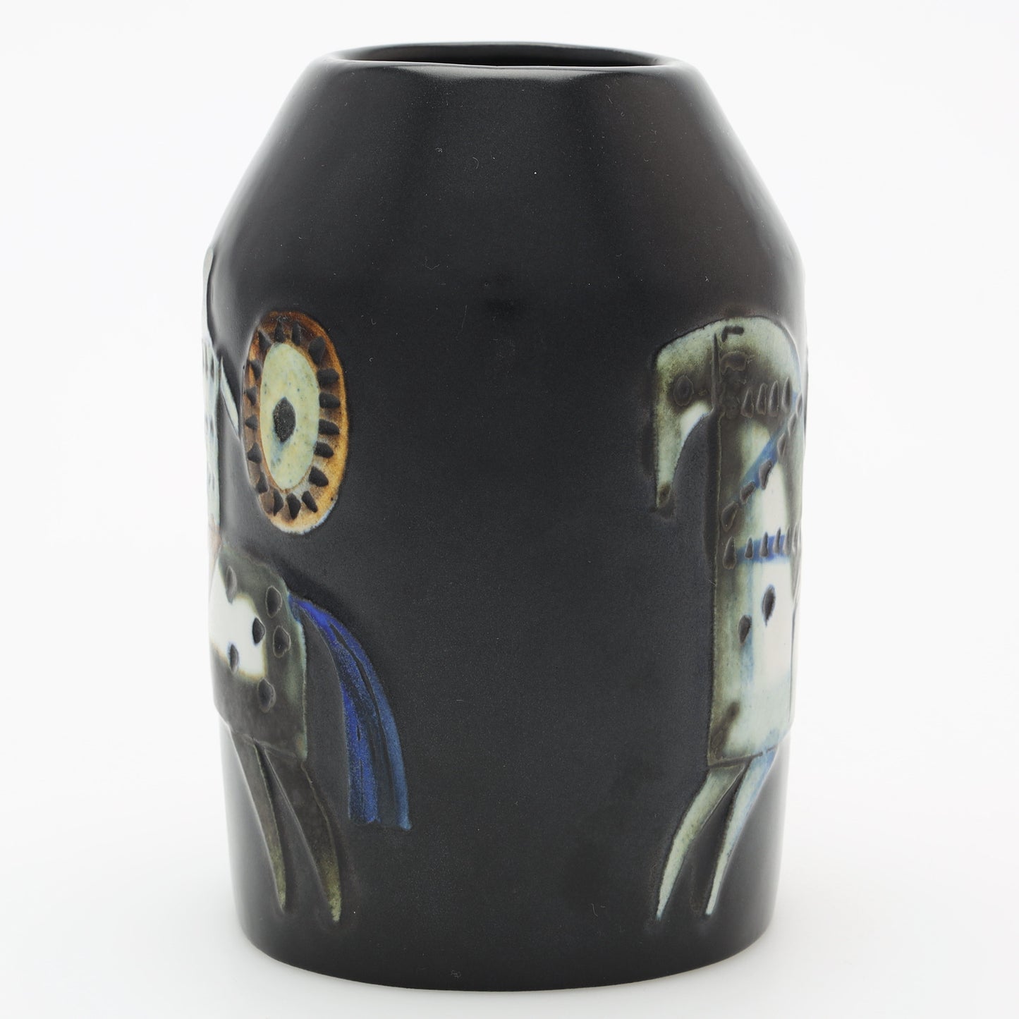 Vase décoratif en grès émaille, "Varite", Lisa Larson, Gustavsberg. 60's
