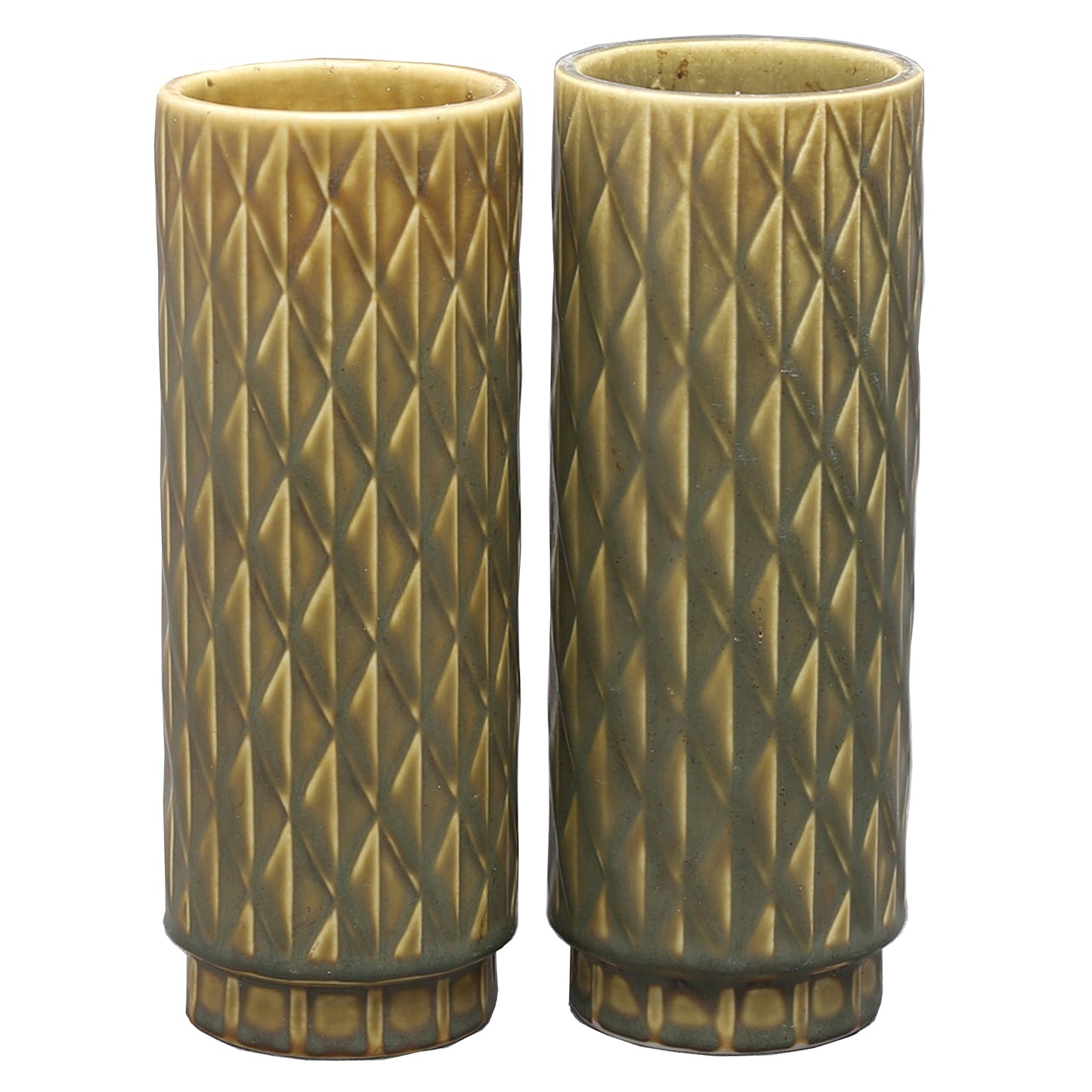 GUNNAR NYLUND 2 Vases "Eterna", Rörstrand, Suède circa 50