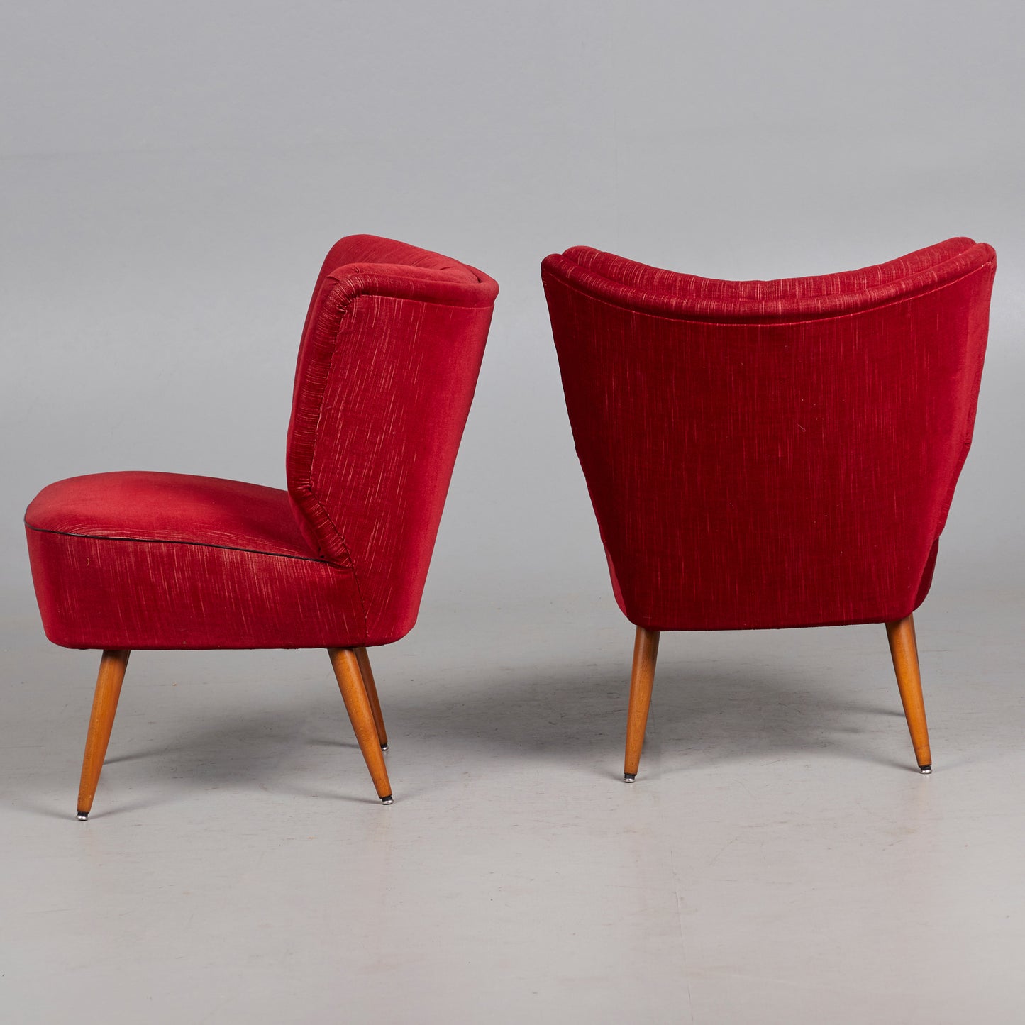 Paire de fauteuils cocktail, années 1950