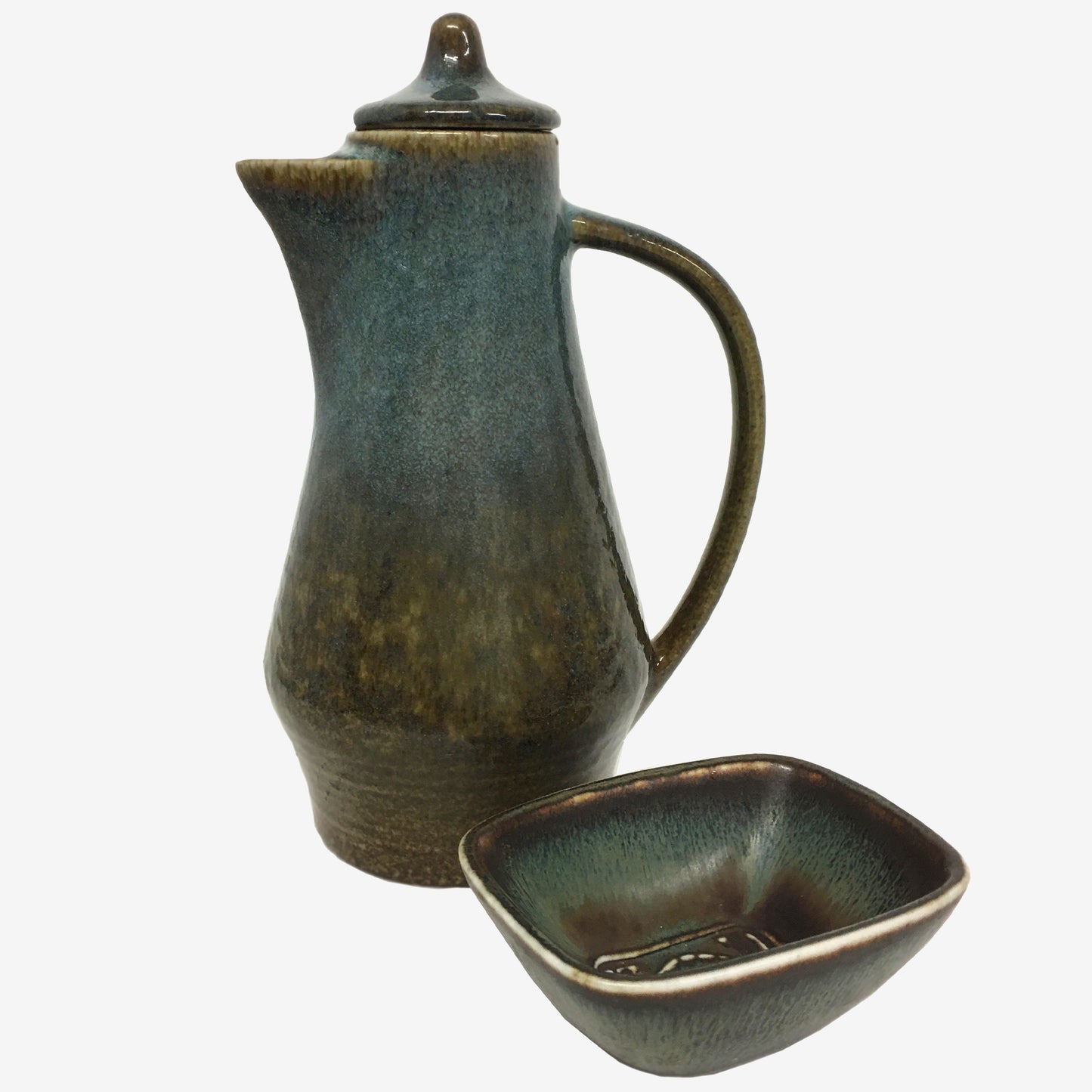 GUNNAR NYLUND & Carl Harry Stålhane CRUCHE AVEC COUVERCLE, Suede circa 60 , Rörstran