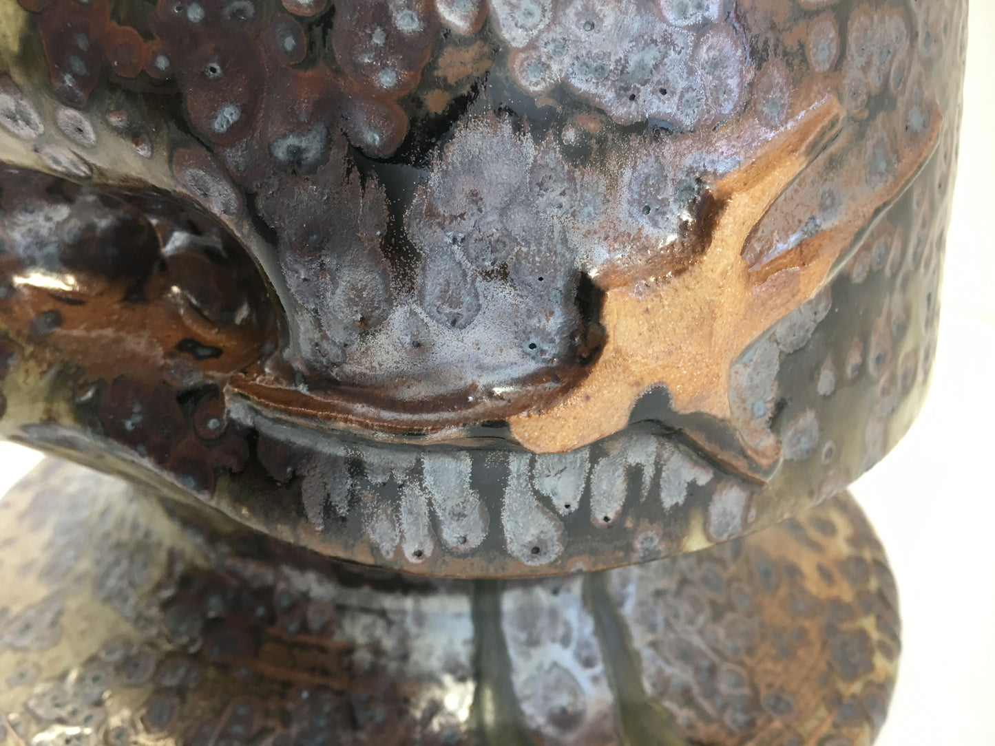 CLAES THELL Grande vase en grès Suède. C.70's