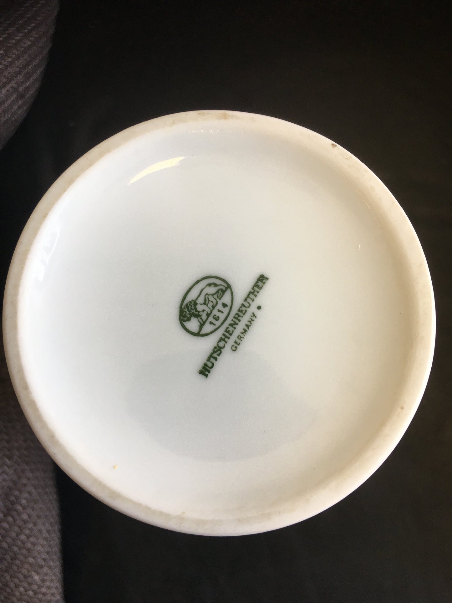 Vase en porcelaine blanc mat, Hutschenreuther 60