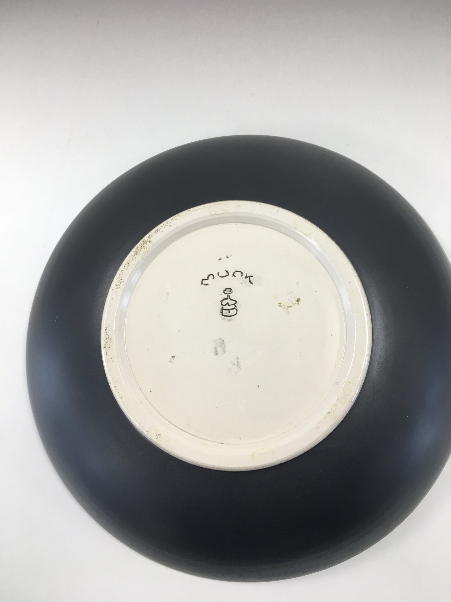Plat décoratif en céramique , Sigfred Munk Danemark 60's