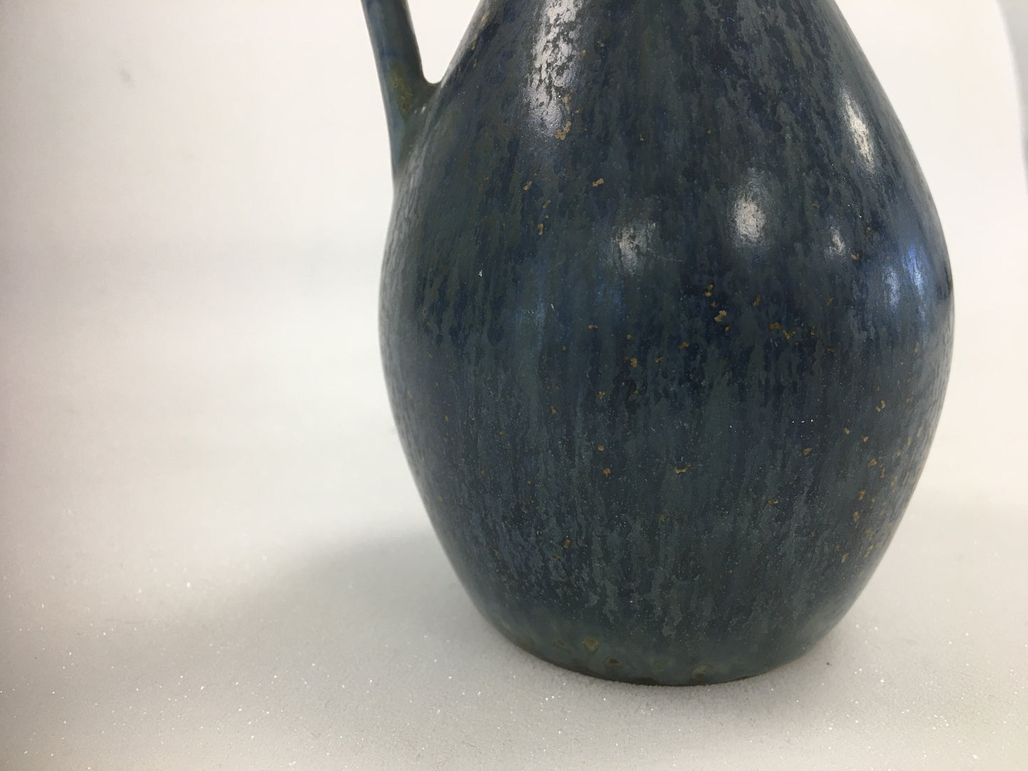 Gunnar Nylund Vase en grès bleu-vert , Sweden, circa 50