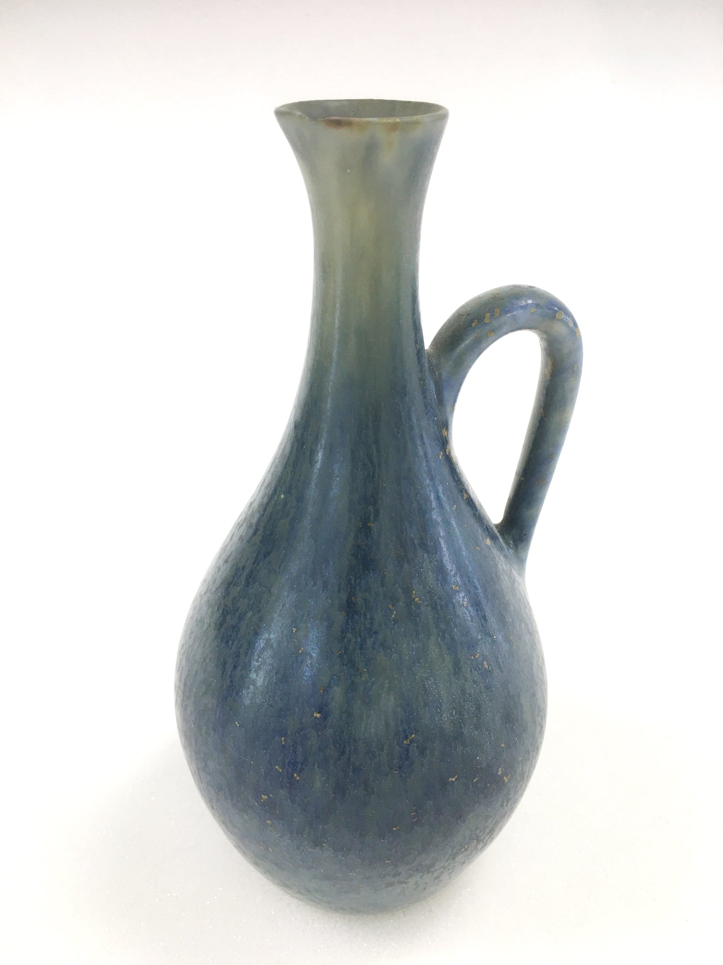 Gunnar Nylund Vase en grès bleu-vert , Sweden, circa 50