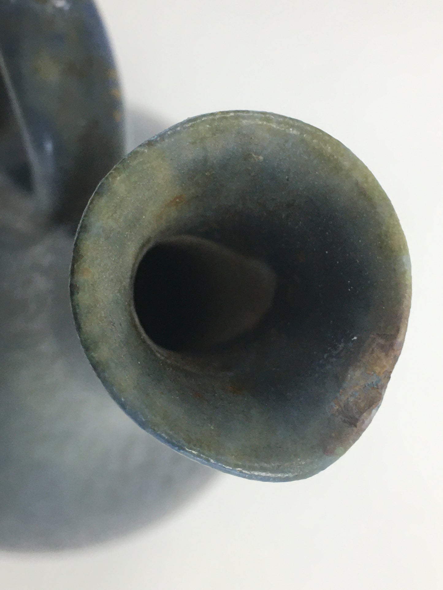 Gunnar Nylund Vase en grès bleu-vert , Sweden, circa 50