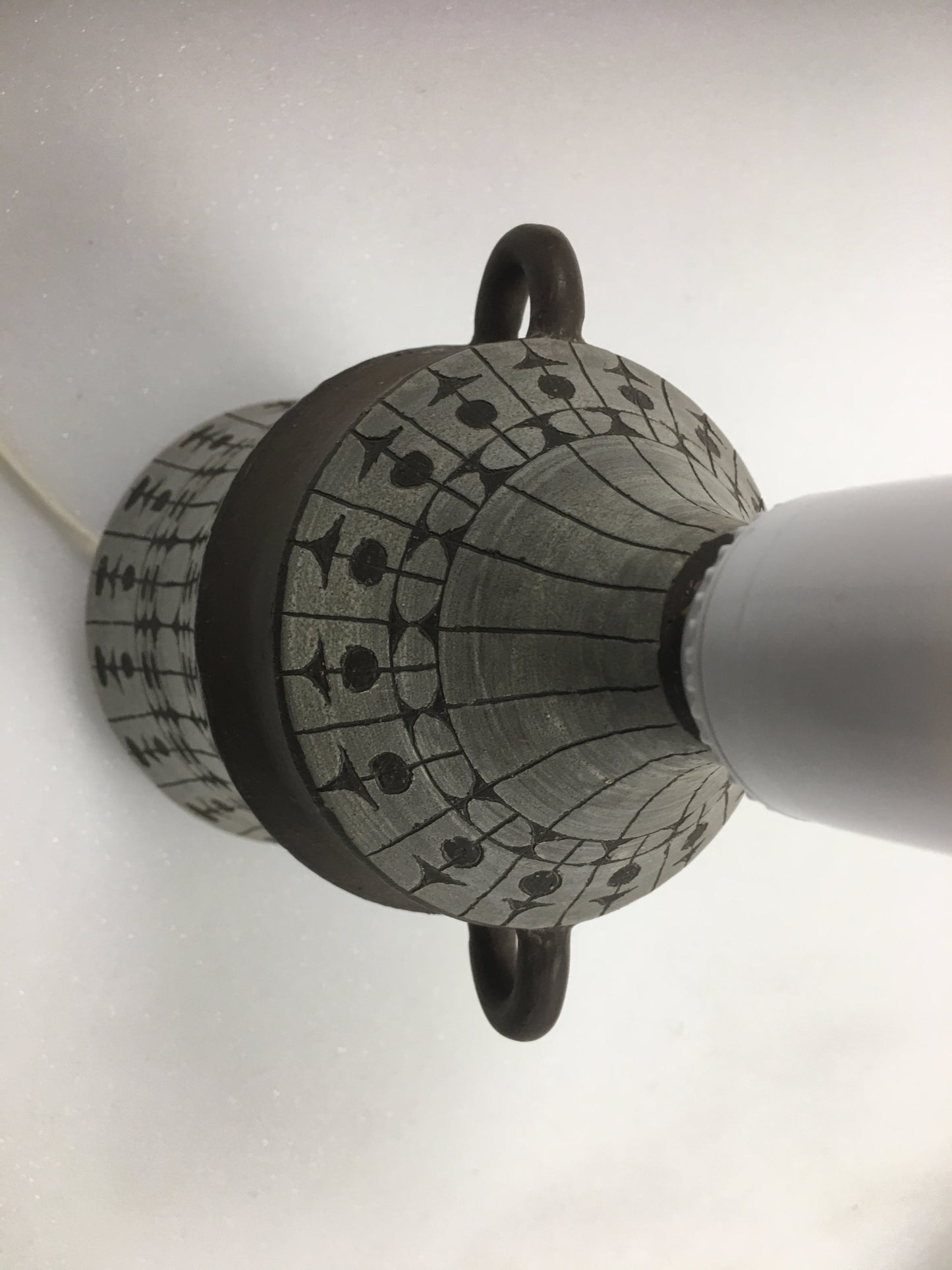 Ulla Winblad , Lampe de table en grès émaillé, "Alingsås Keramik" circa 60