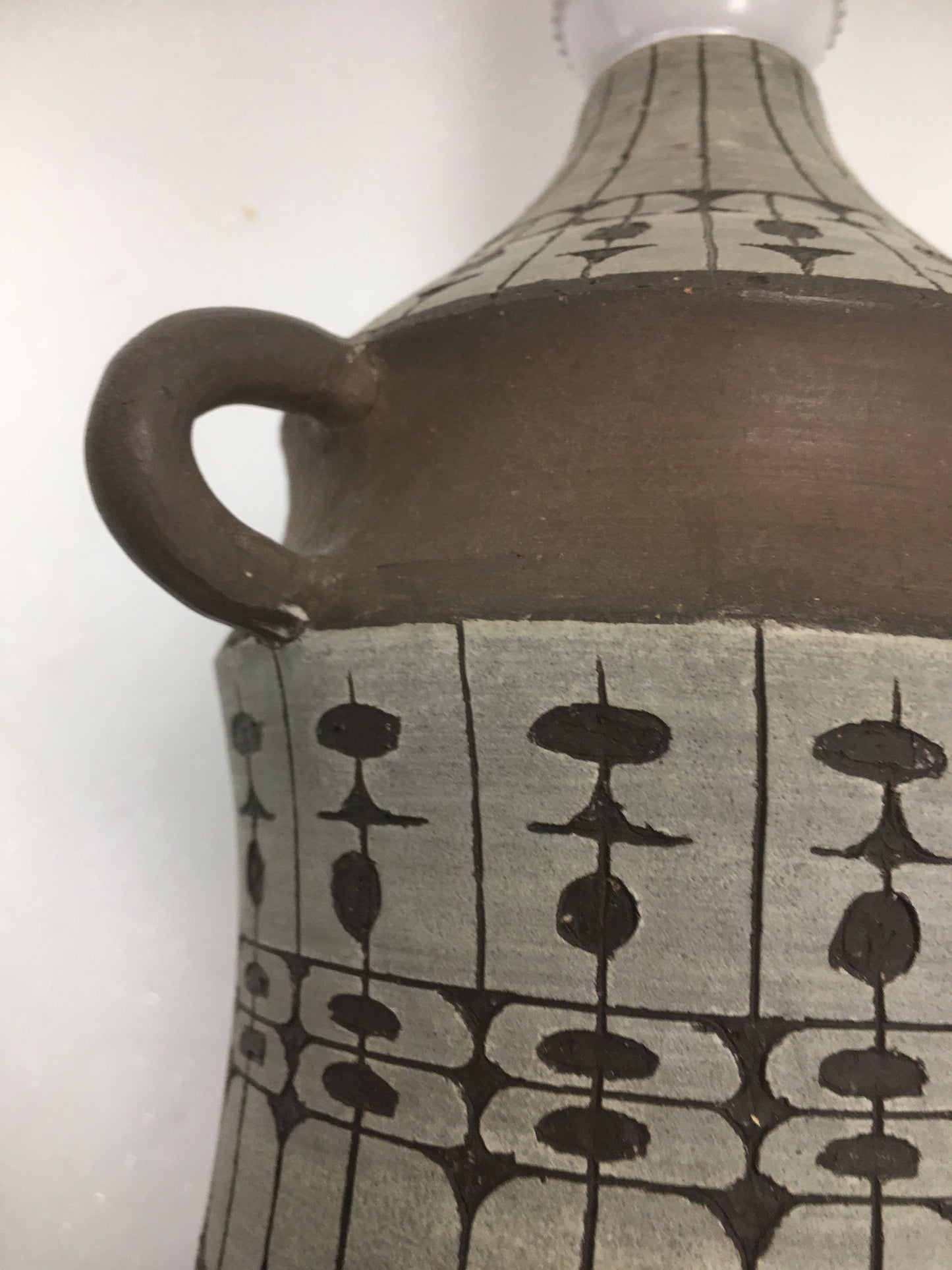 Ulla Winblad , Lampe de table en grès émaillé, "Alingsås Keramik" circa 60