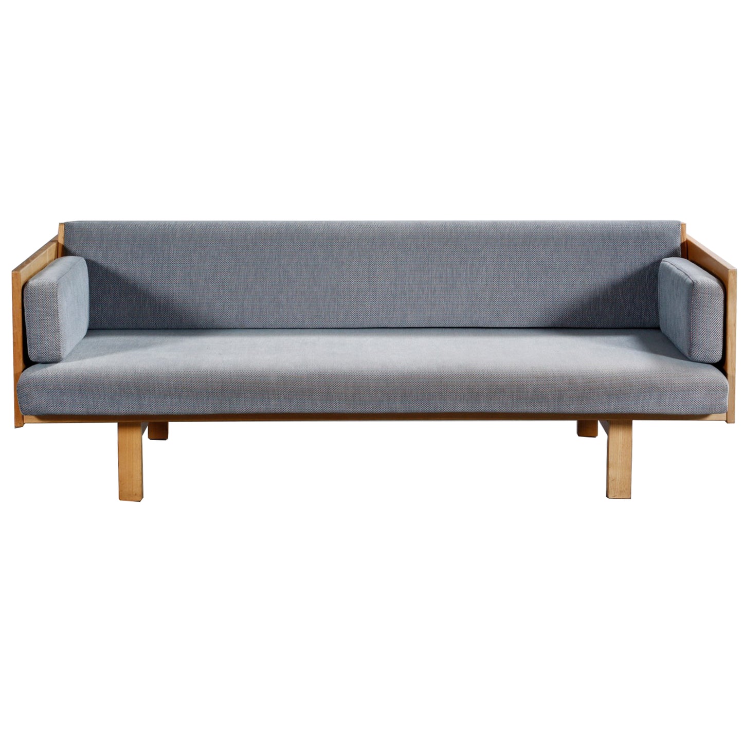 2_Hans J. Wegner. Canapé/ Lit de jour en bois de frêne. 1970