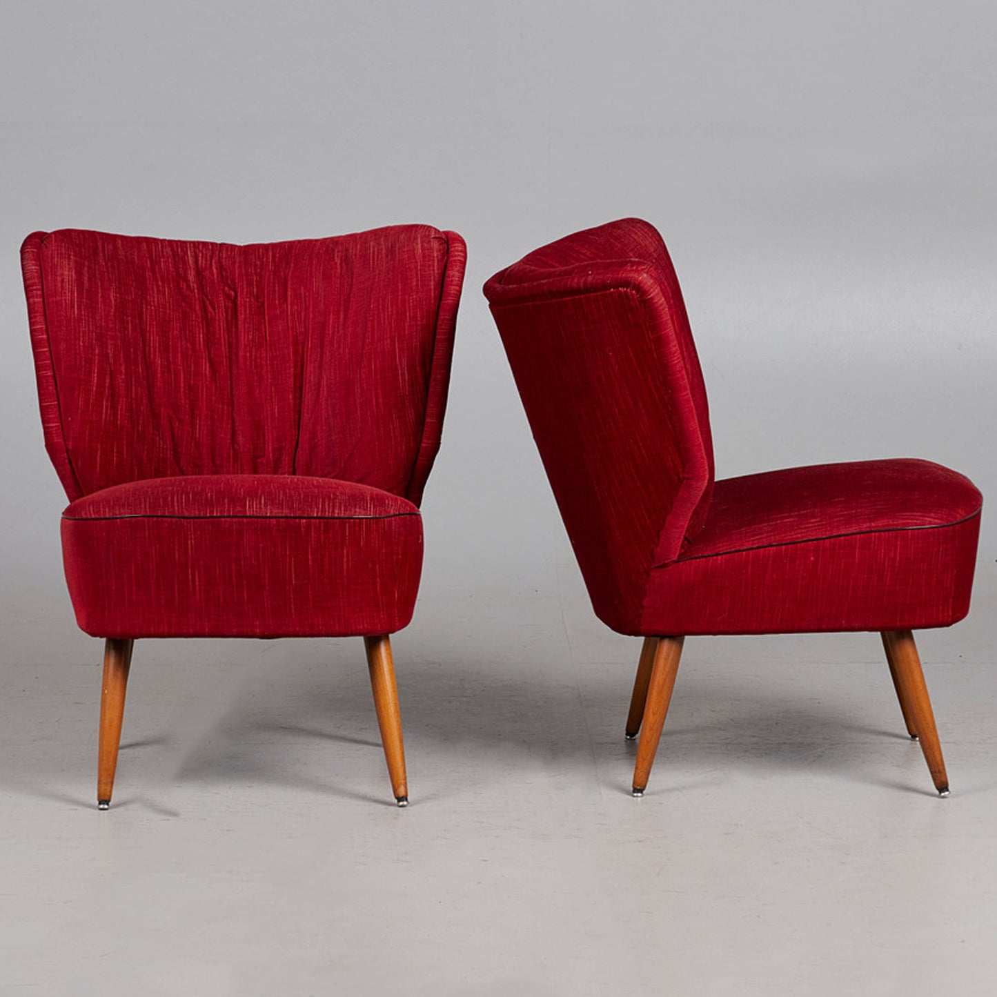 Paire de fauteuils cocktail, années 1950
