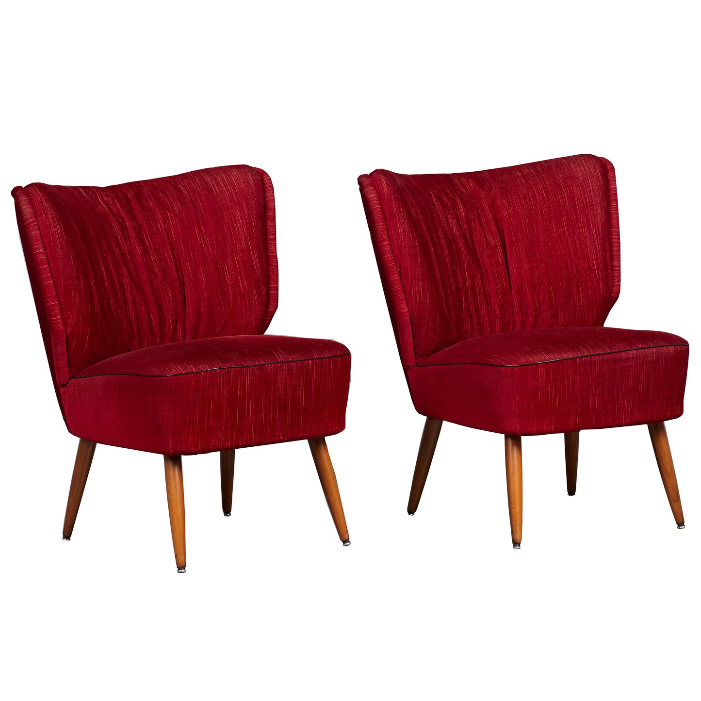 Paire de fauteuils cocktail, années 1950