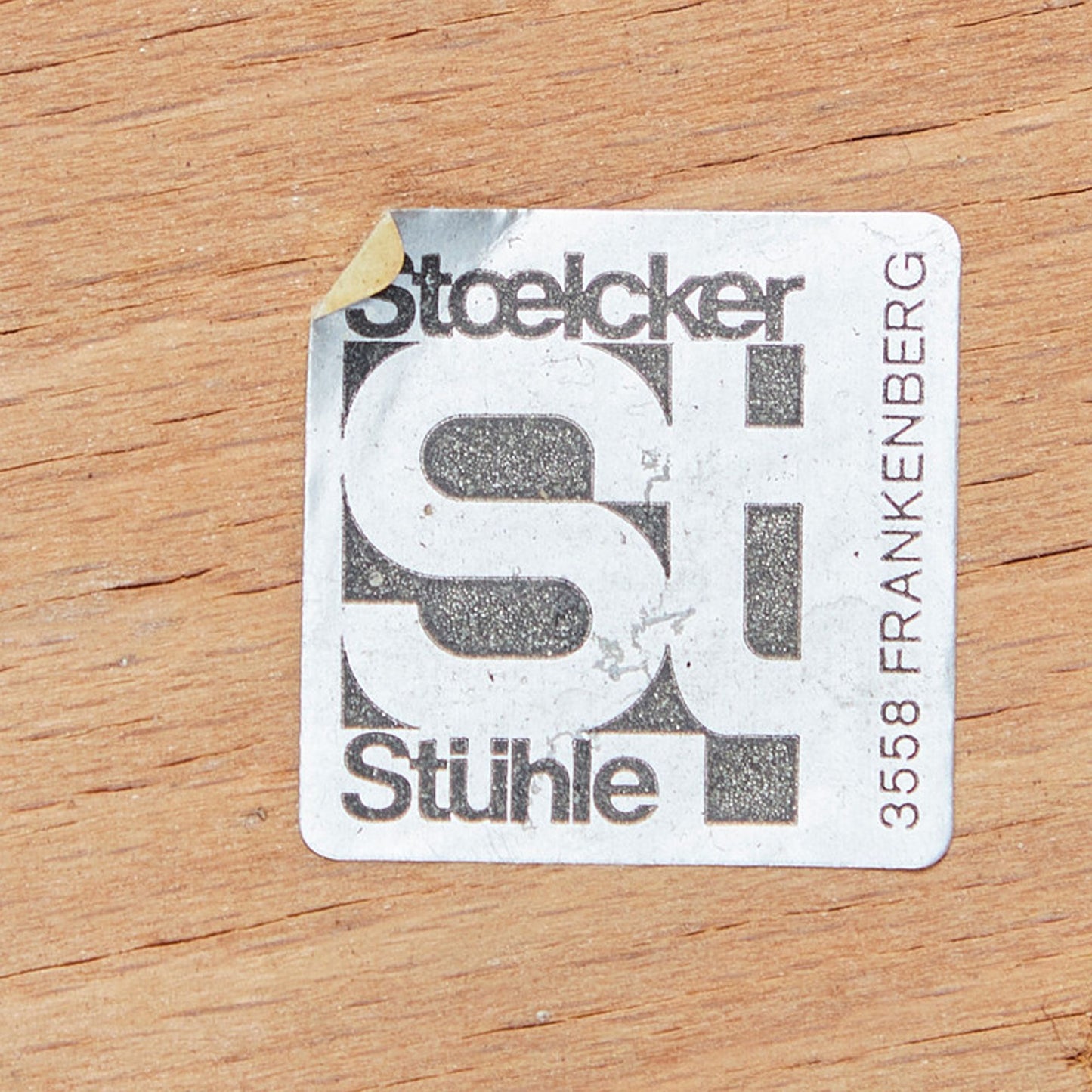 Paire de chaises de salle à manger, Stoelcker 1960.