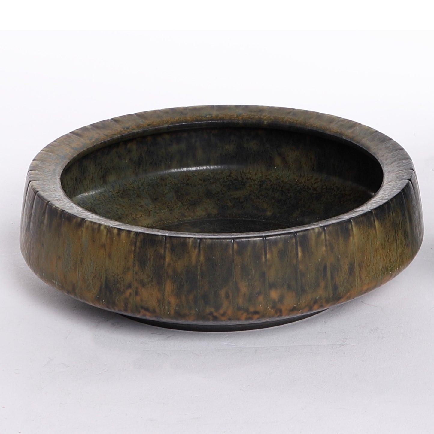 Gunnar Nylund Plat en grès émaillée , Sweden, 1950s