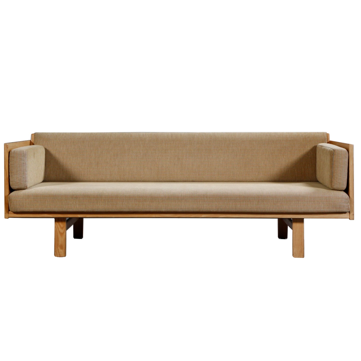 1_Hans J. Wegner. Canapé/ Lit de jour en bois de frêne. 1970