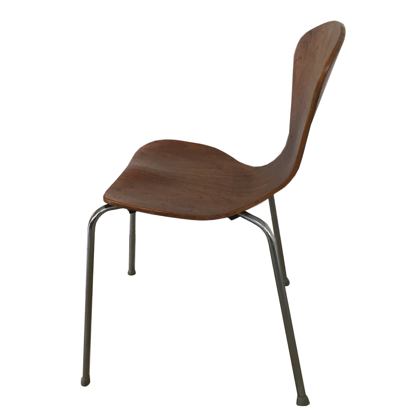 Chaise en bois de teck  courbé , danois 60's